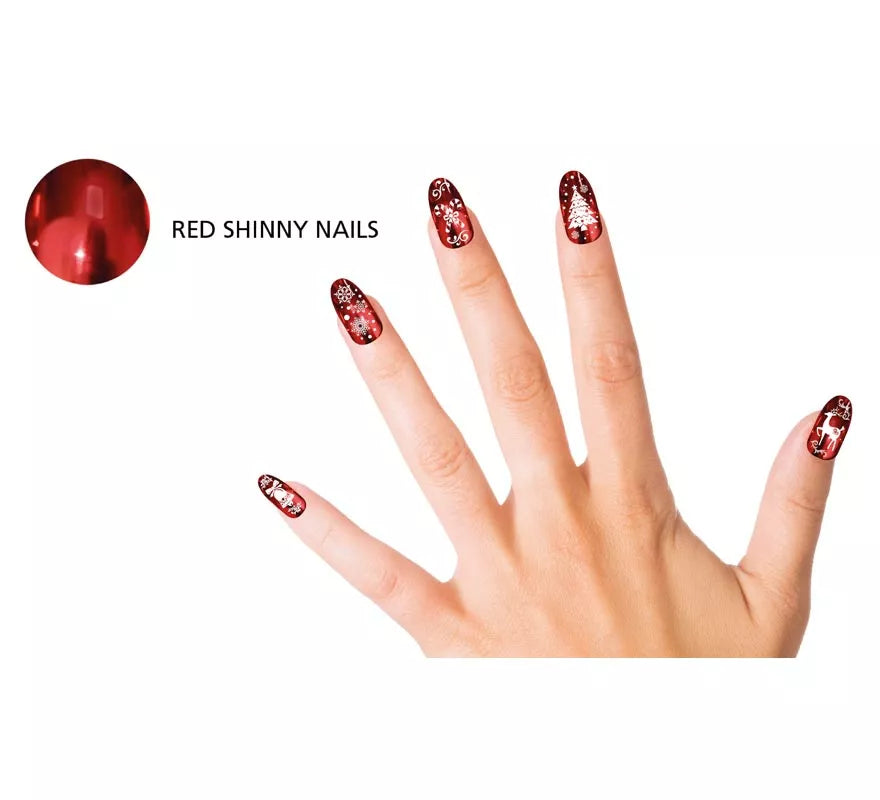 Translation missing: en.Pack de 12 Uñas rojas con glue