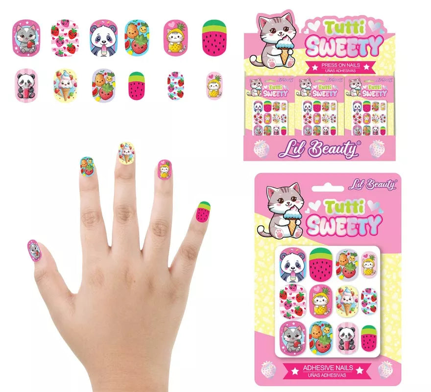 Pack de 12 Uñas Tutti Sweety para niña