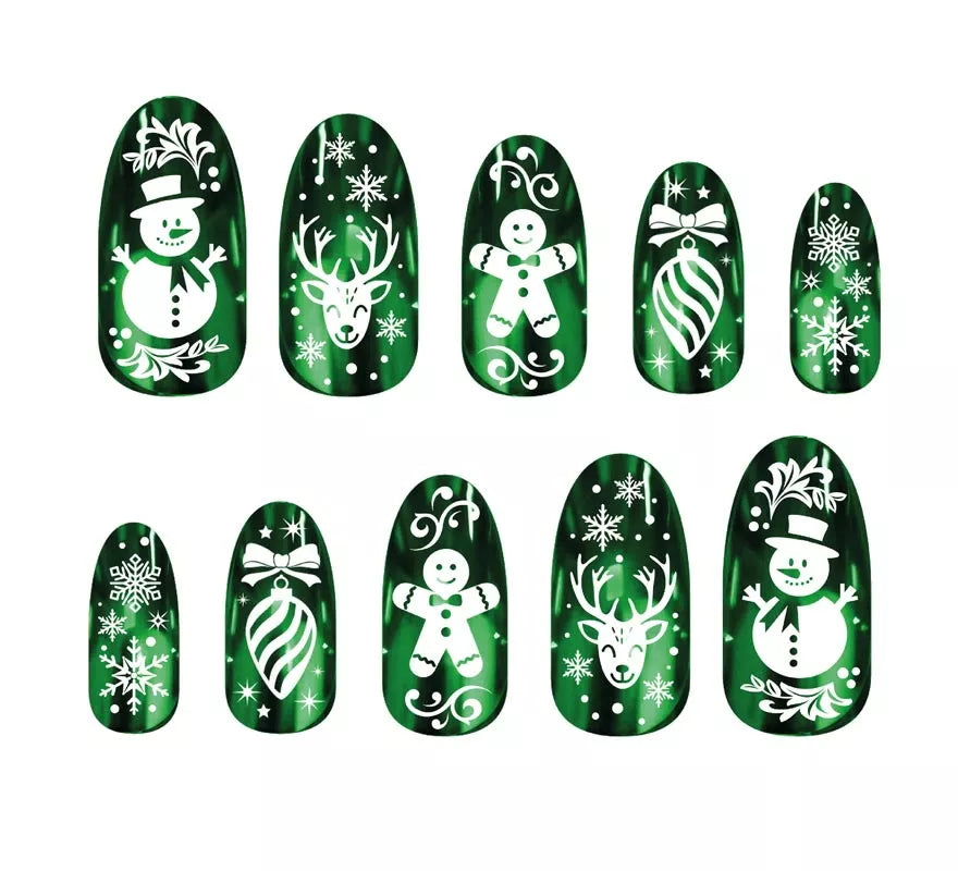 Translation missing: en.Pack de 12 Uñas verdes con glue