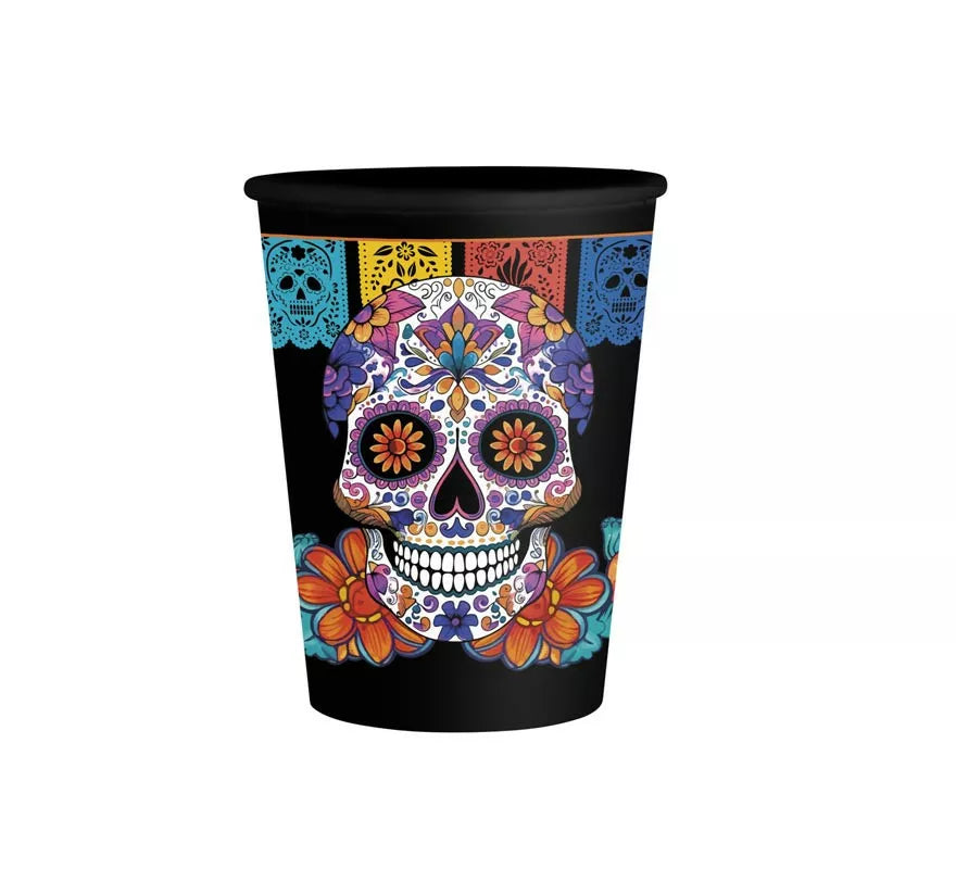 Translation missing: en.Pack de 12 Vasos Día de los Muertos de 9Oz/250 ml