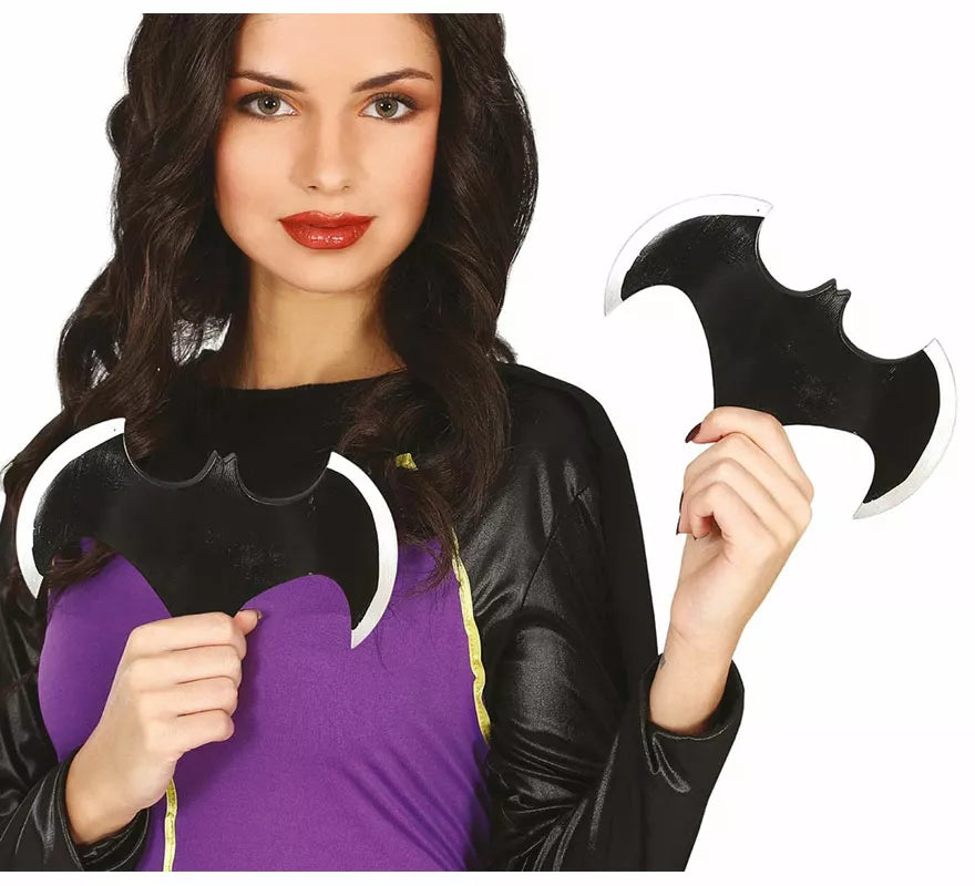 Pack de 2 Batarangs Negras de 20 cm
