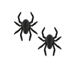 Pack of 2 20cm Spider Pendants