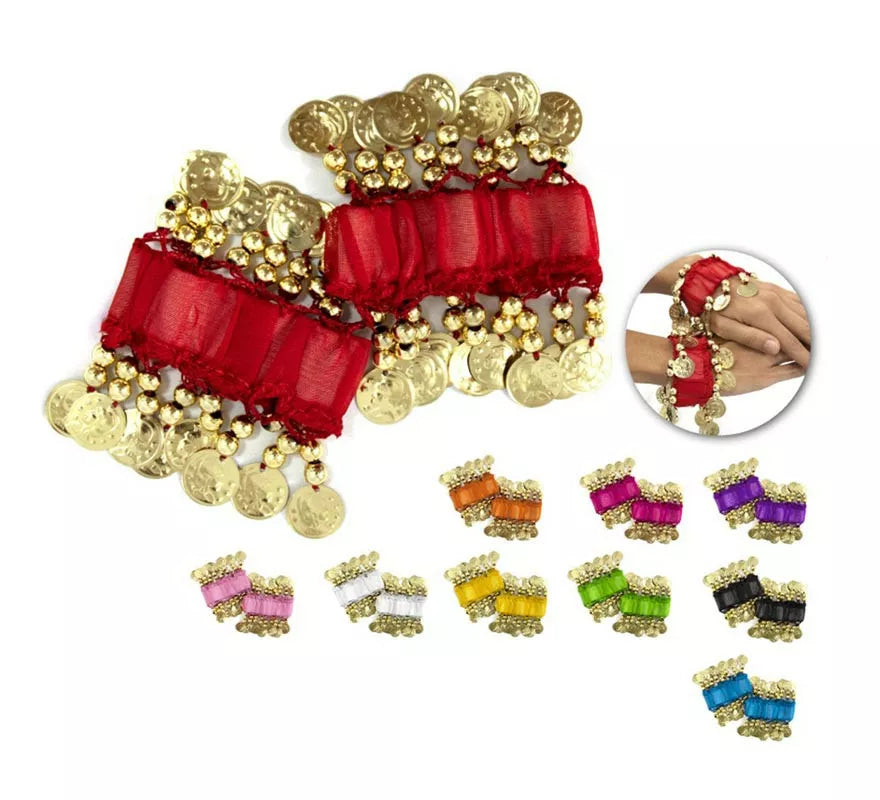 Translation missing: en.Pack de 2 Pulseras con monedas colores surtidos