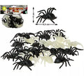 Pack de 20 Arañas Fluorescentes y Negras