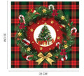 Pack de 20 Servilletas Árbol de Navidad de 33x33 cm