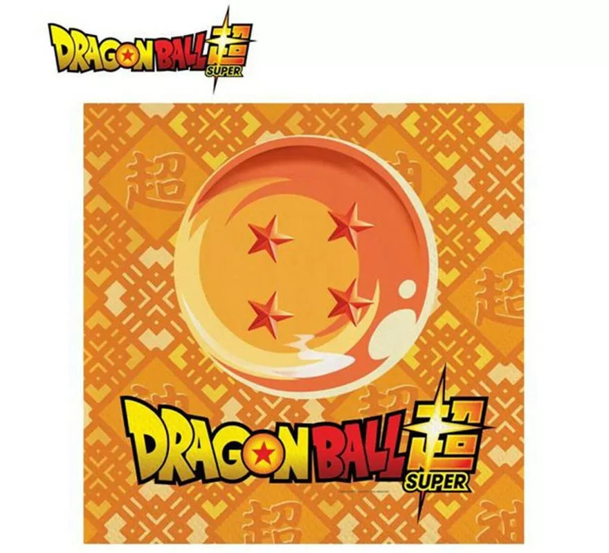 Translation missing: en.Pack de 20 Servilletas de papel de 33x33 cm de Dragon Ball