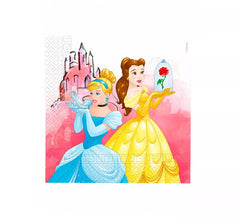 Pack of 20 Disney Princess Paper Napkins of 33 x 33 cm