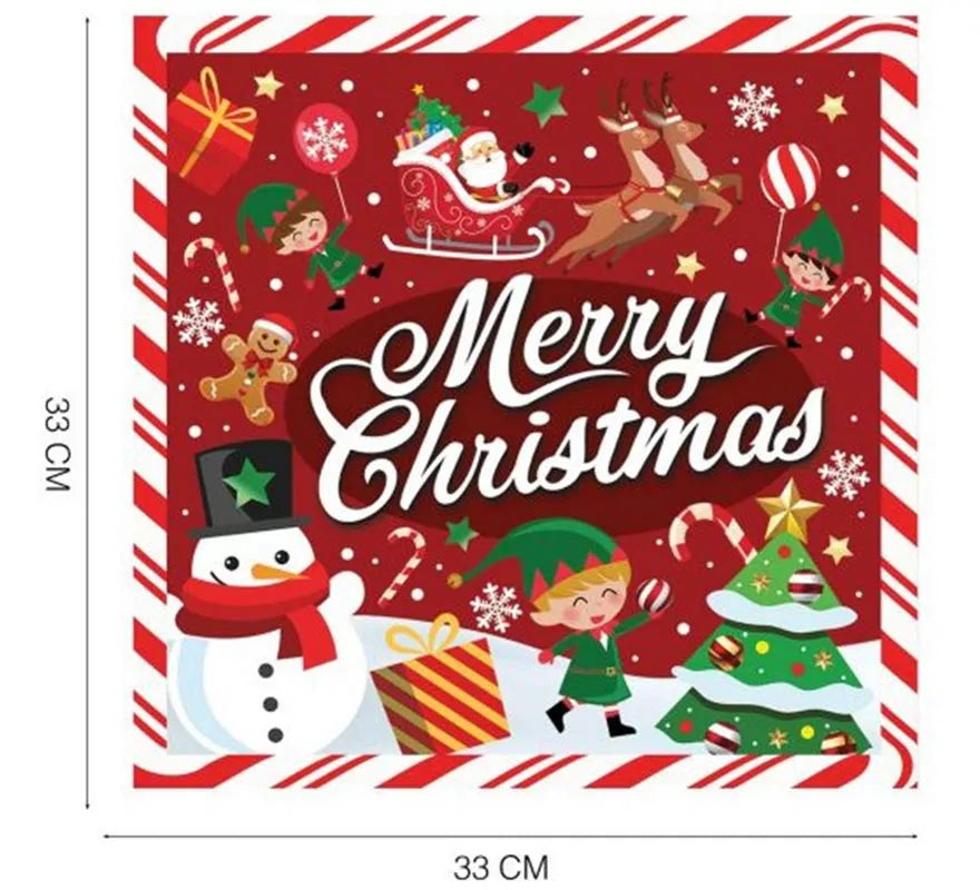 Pack de 20 Servilletas Merry Christmas de 33x33 cm