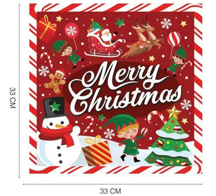 Pack de 20 Servilletas Merry Christmas de 33x33 cm