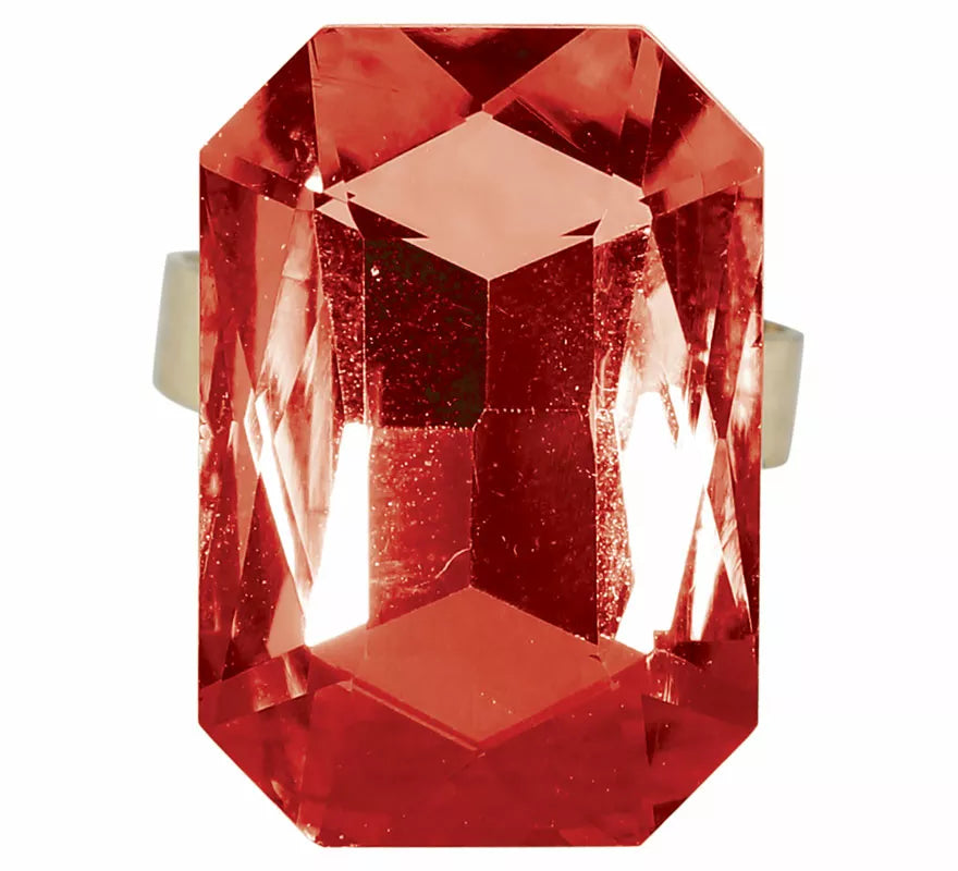 Anillo de imitación de Piedra Preciosa en colores surtidos