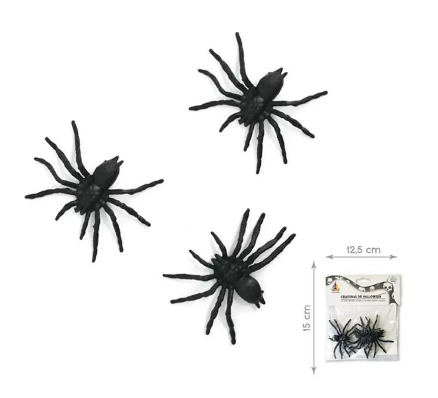 Pack de 3 Arañas negras