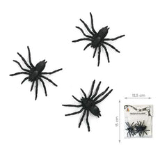 Pacote de 3 aranhas pretas