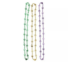 Pack of 3 Peace symbol necklaces of 42 cm assorted colors