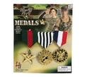 Pack de 3 Condecoraciones Militares de 15x15 cm