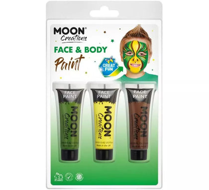 Pack de 3 Maquillajes para Cara y Cuerpo de 12 ml Jungla