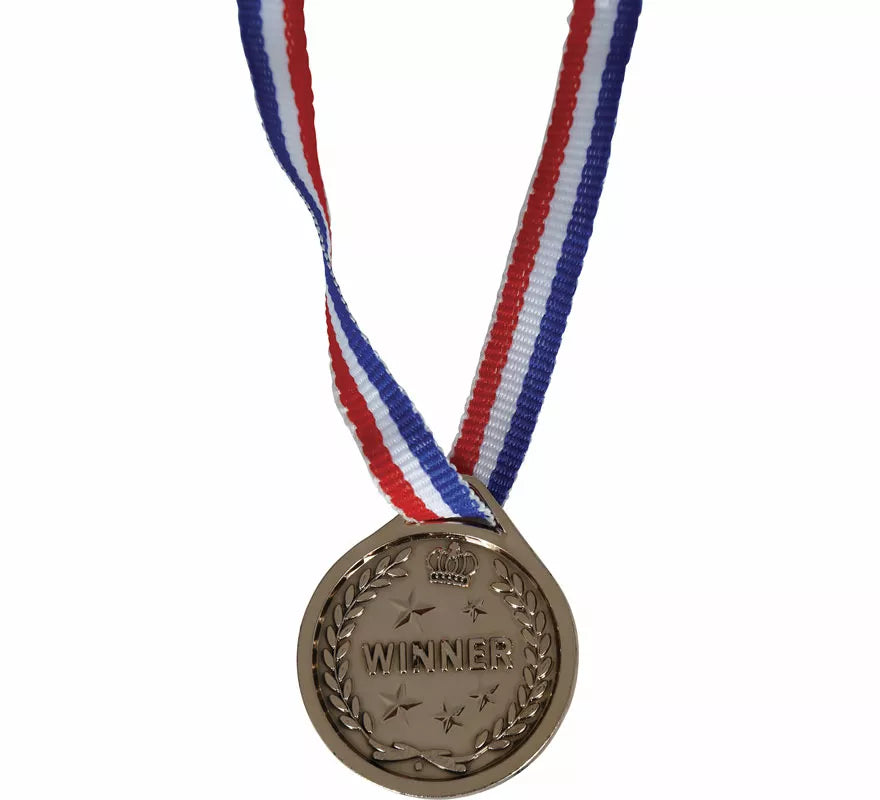 Pack de 3 Medallas: Bronce, plata y dorado de 4 cm