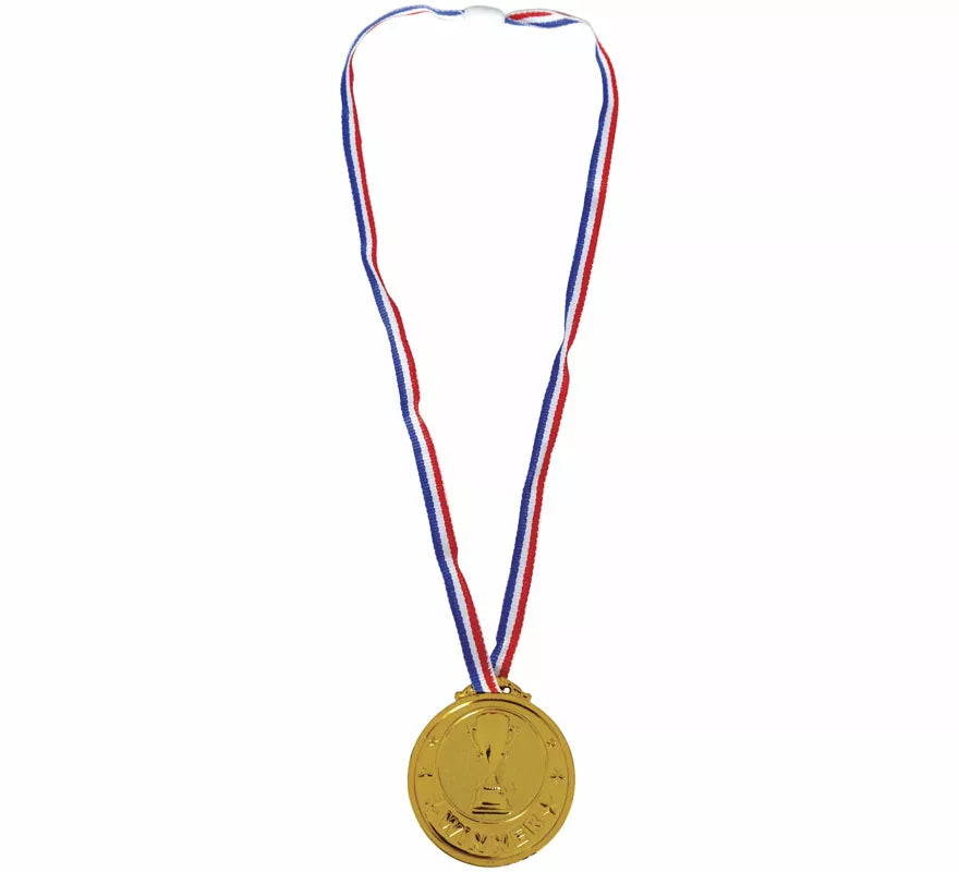Pack de 3 Medallas: Bronce, plata y dorado de 7 cm