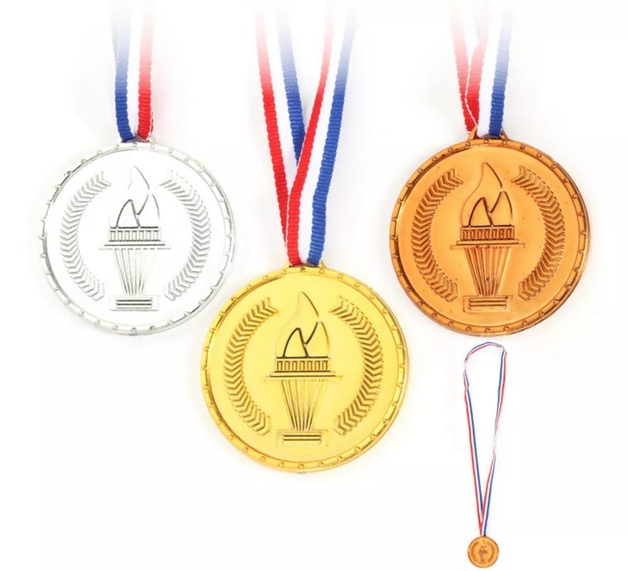 Translation missing: en.Pack de 3 Medallas Olímpicas con cinta de 40 cm