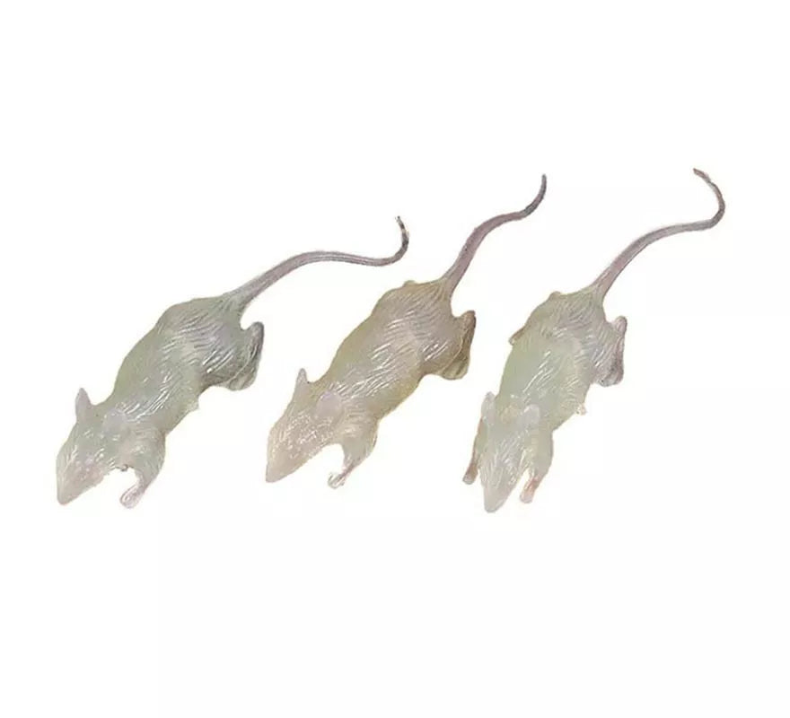 Translation missing: en.Pack de 3 Ratas Glow in the Dark de 7 cm
