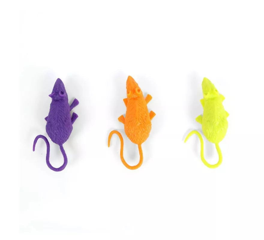 Translation missing: en.Pack de 3 Ratones multicolores decorativos
