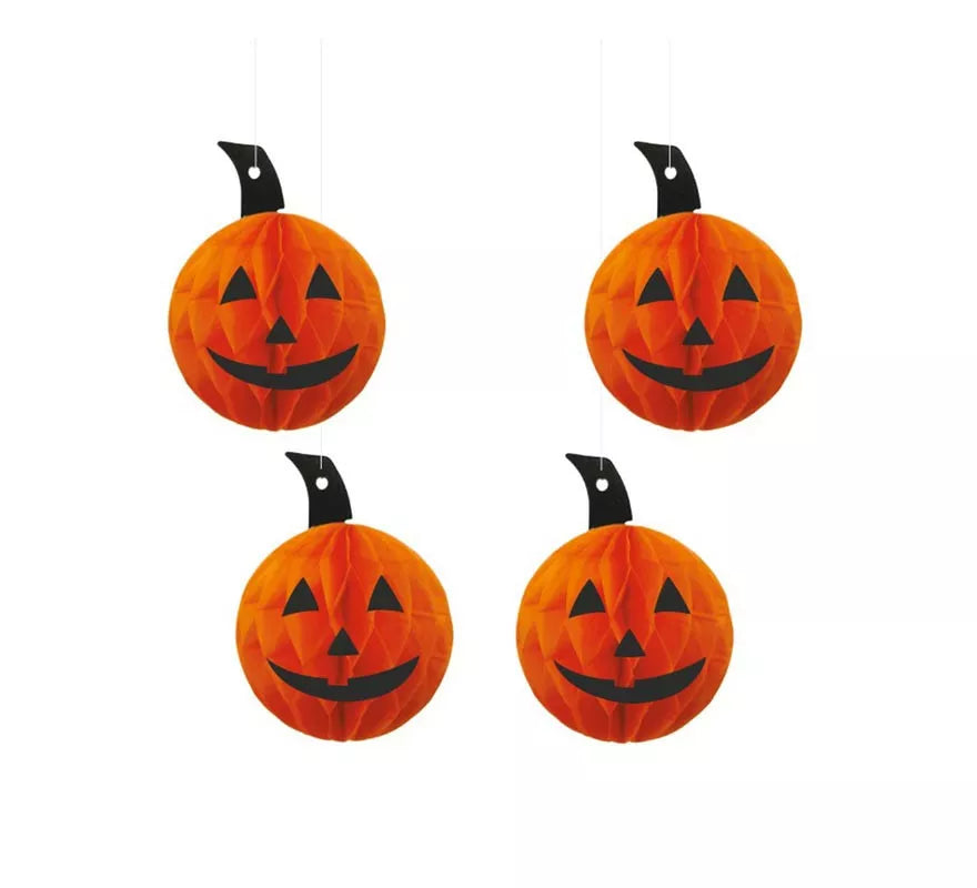 Translation missing: en.Pack de 4 Colgante de Calabaza de 10x12 cm