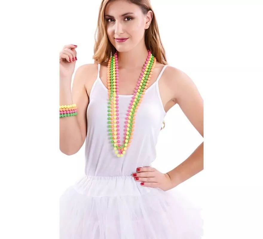 Pack de 4 Collares color Neón