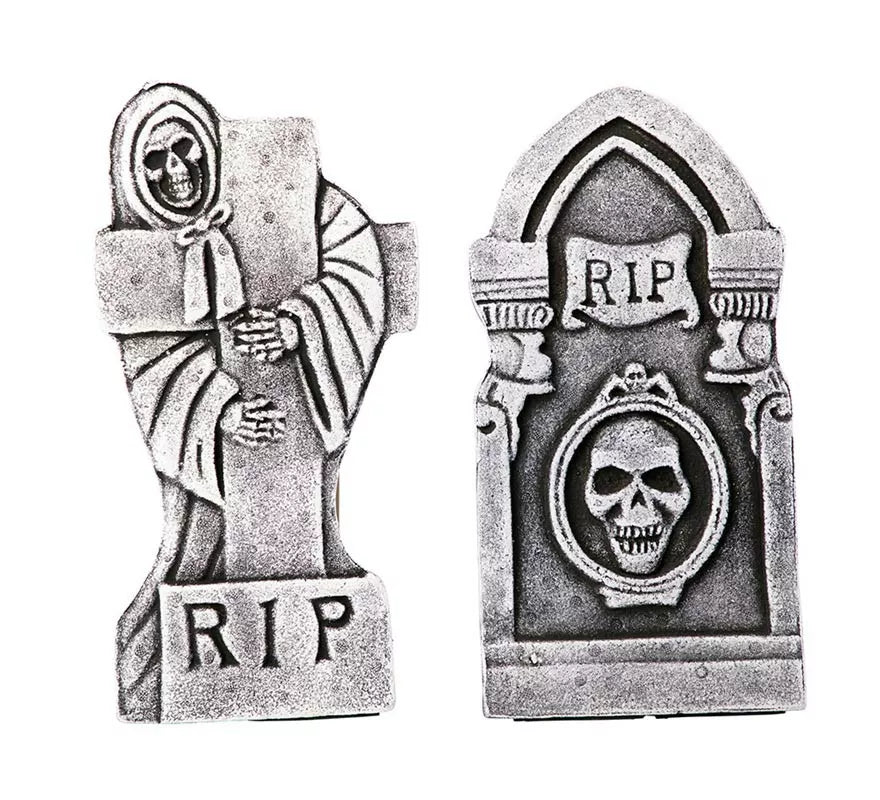 Translation missing: en.Pack de 4 Lápidas Calaveras de 21,5x6,5x42 cm