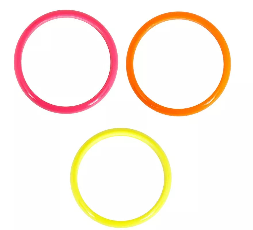 Pack de 4 Pulseras de 7,5 cm en colores surtidos