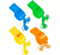 Pack de 4 Silbatos con Cuerda en colores surtidos