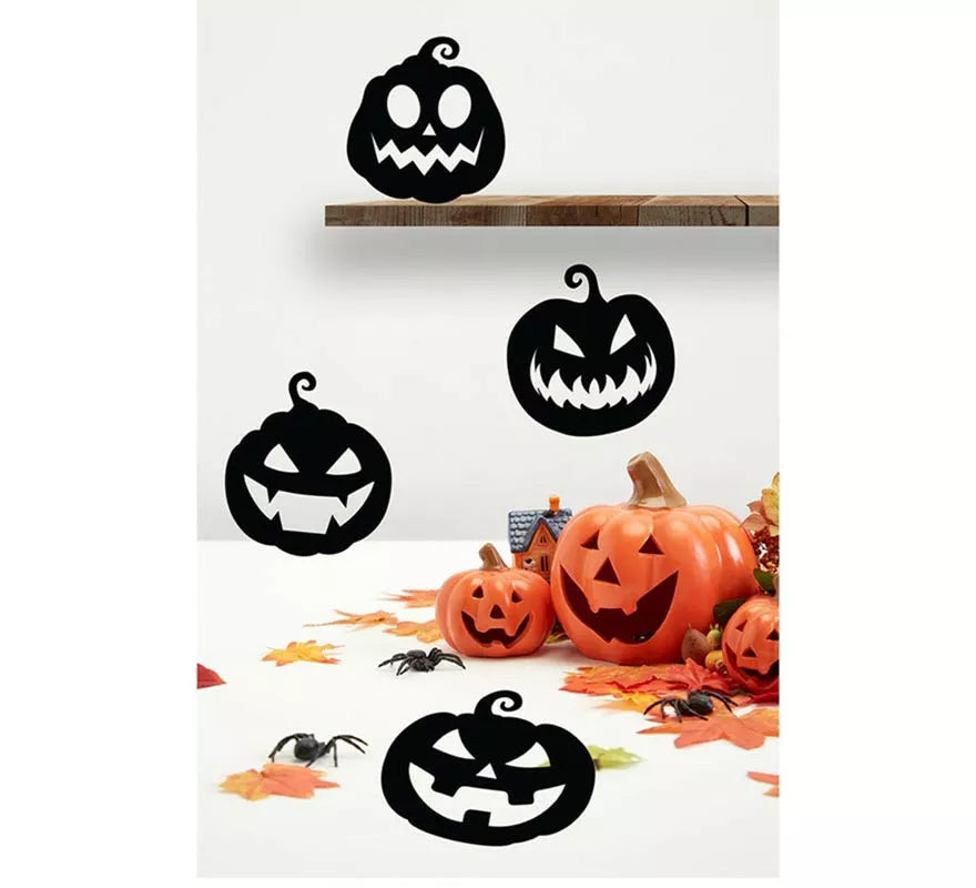 Translation missing: en.Pack de 4 Siluetas de Calabazas negras
