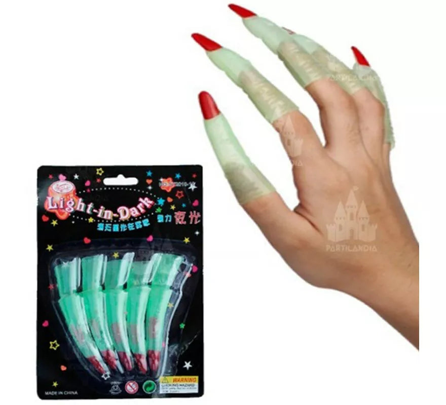 Translation missing: en.Pack de 5 Fundas de Uñas de Bruja Fluorescente