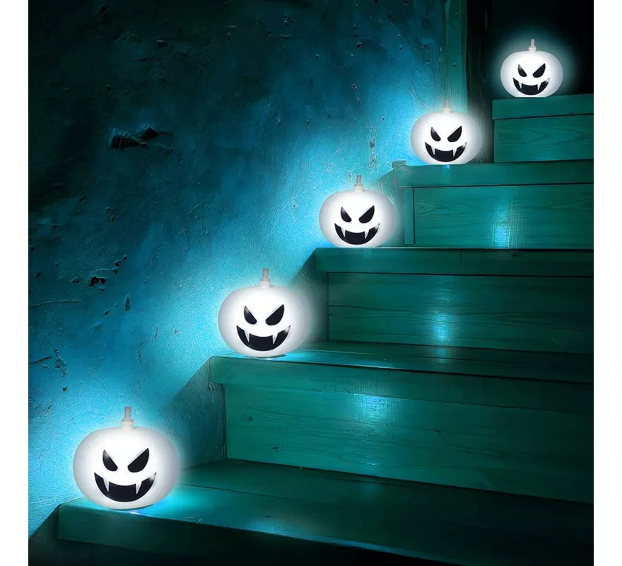 Translation missing: en.Pack de 5 Globos con Luz multicolor de Calabaza