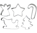 Pack de 5 Moldes para Galletas Metálicos Navideños