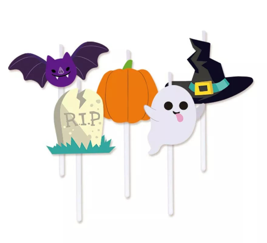 Translation missing: en.Pack de 5 Velas Figuras Halloween