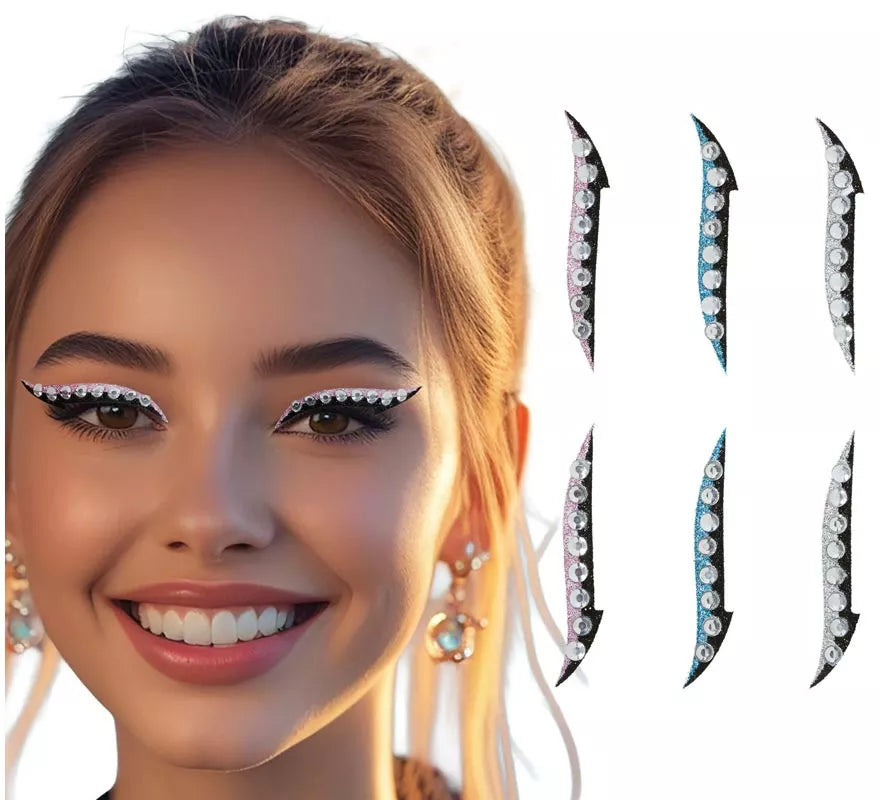 Translation missing: en.Pack de 6 Adhesivos Delineadores de Ojos con Pedrería