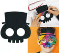 Pack de 6 Antifaces para Colorear 20 cm