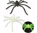 Pack de 6 Arañas negras y fluorescentes surtidas