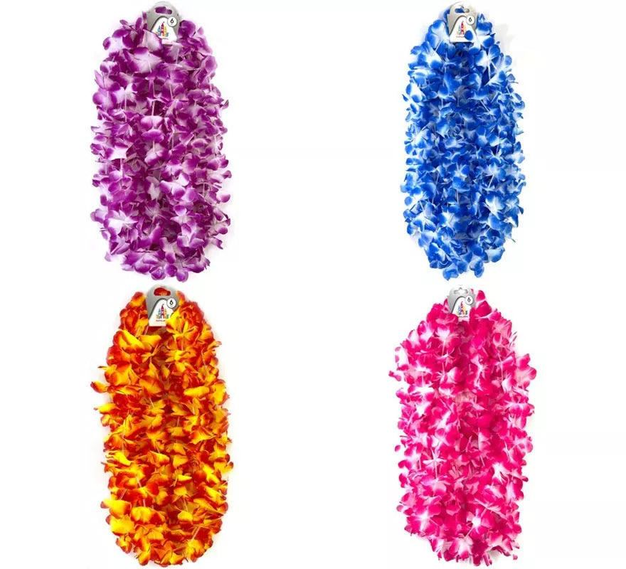 Pack de 6 Collares Hawái Pequeños en varios colores