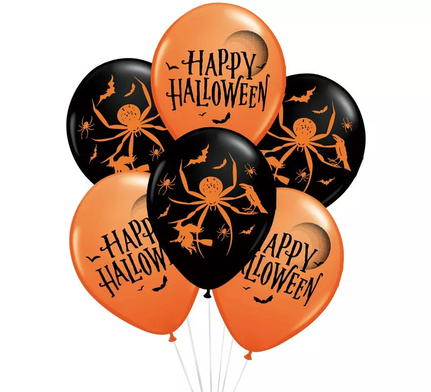 Translation missing: en.Pack de 6 Globos Halloween Surtidos