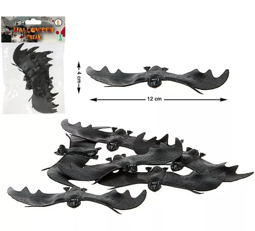 Translation missing: en.Pack de 6 Murciélagos 12 cm