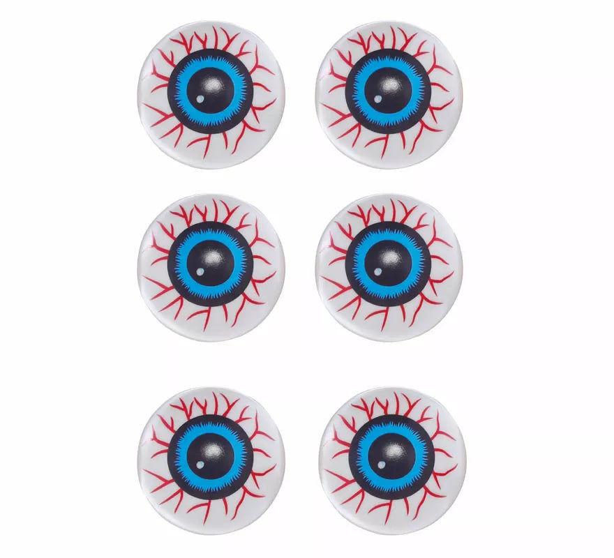 Pack de 6 Ojos Terroríficos Decorativos