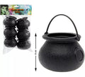 Pack de 6 Ollas de Brujas de 6 cm