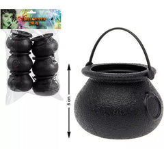 Pack of 6 Witch Pots of 6 cm