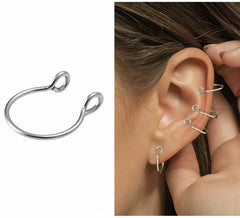 Pack of 6 metal piercings