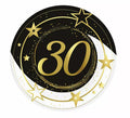 Pack de 6 Platos 30 Años Cumpleaños y Aniversarios de 23 cm