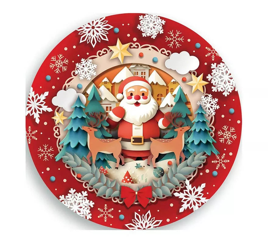 Translation missing: en.Pack de 6 Platos de Navidad de 23 cm