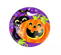 Pack de 6 Platos Noche de Halloween Print de 23 cm