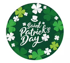 Pack of 6 St. Patrick's Day Plates of 23 cm