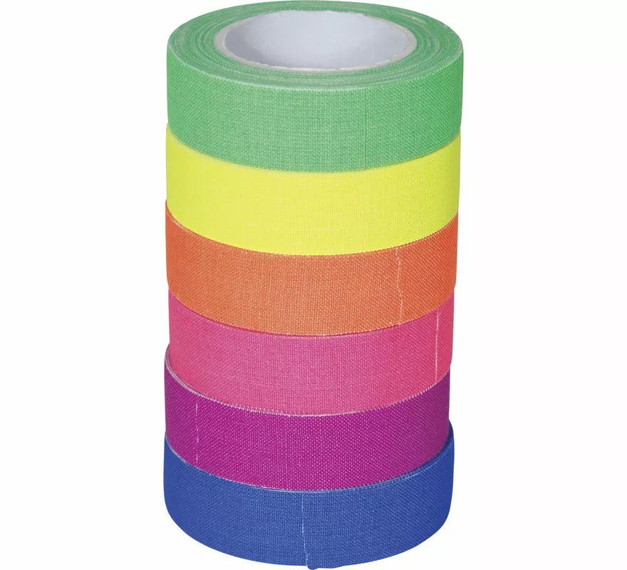 Translation missing: en.Pack de 6 Rollos de Cinta multicolor de 5 m