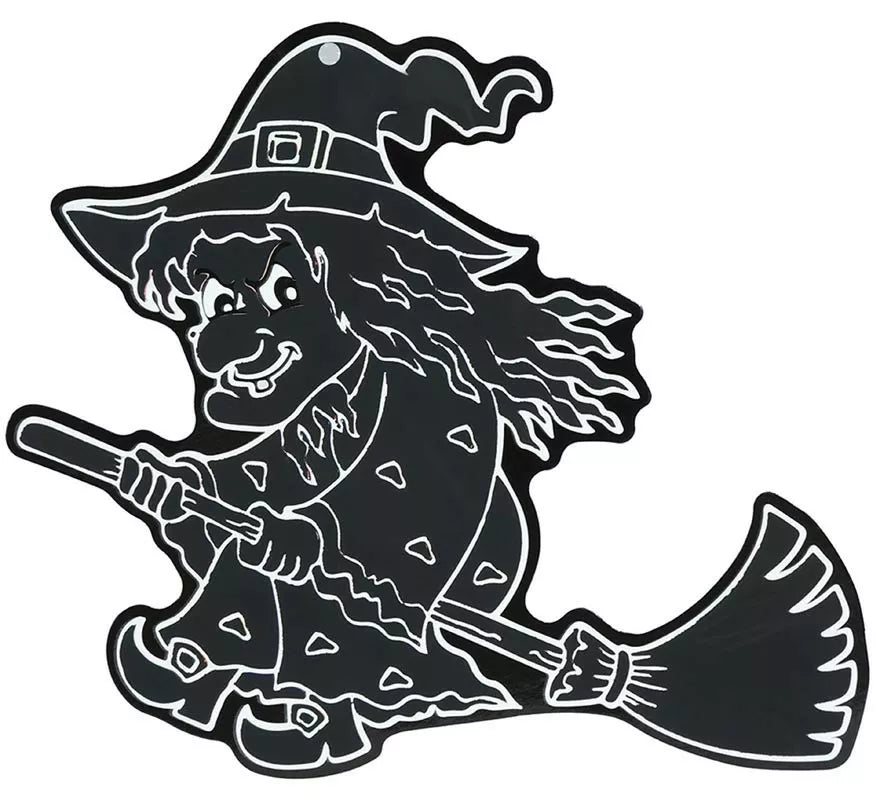 Pack de 6 Siluetas Halloween para para Colorear 14 cm